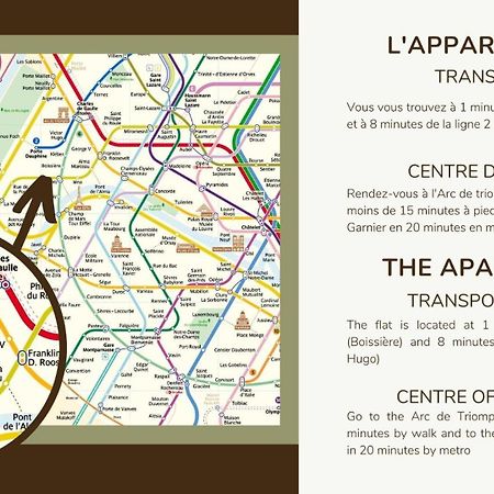 Appartamento Cosy&Luxury Kléber Trocadéro Arc de Triomphe Parigi Esterno foto